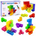 Klocki Magnetyczne Układanka Magic Cube 156 Kart Z Wyzwaniami 9 el. LEAN Toys