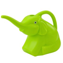 Mała Konewka Plastikowa Do Podlewania Dla Dzieci Słoń Zielony LEAN TOYS