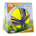 Piłka Piankowa Na Sznurku Ze Ściągaczem Uchwyt Żółta 14cm LEAN Toys