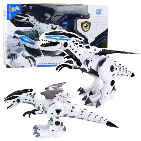 Robot Dinozaur Ze Skrzydłami Na Baterie Porusza Się Światła Dźwięki LEAN Toys