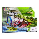 Tor Samochodowy Katapulta Wyrzutnia Krokodyl LEAN Toys