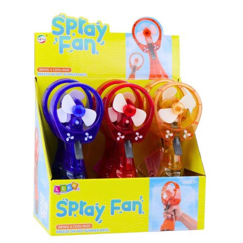 Wentylator Wiatrak Przenośny z Natryskiem Na Baterie Mix LEAN Toys