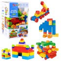 Zestaw Klocki Konstrukcyjne Przestrzenne Kolorowe 260 el. LEAN Toys