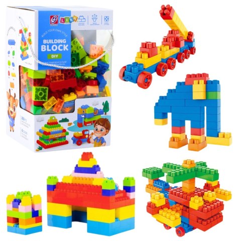 Zestaw Klocki Konstrukcyjne Przestrzenne Kolorowe 260 el. LEAN Toys