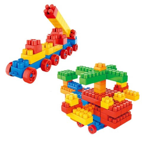 Zestaw Klocki Konstrukcyjne Przestrzenne Kolorowe 260 el. LEAN Toys