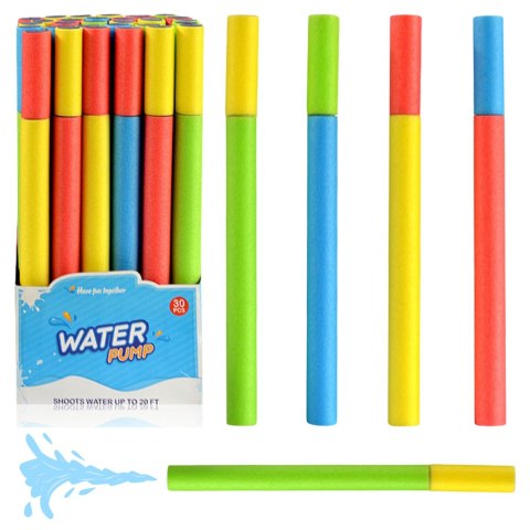 Broń Na Wodę Wyrzutnia Wody Strzykawka Piankowa Kolorowa LEAN TOYS