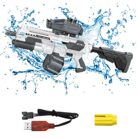 Karabin M16 Pistolet Kosmiczny Na Wodę Elektryczny 1350ml LEAN Toys