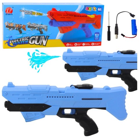 Karabin Na Wodę Elektryczny Automatyczny Niebieski Zasięg 10m LEAN Toys