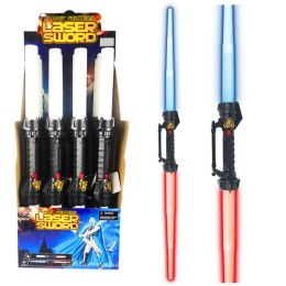 Miecz Dwustronny Kosmiczny Na Baterie Światła Dźwięki 122cm LEAN TOYS