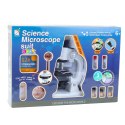 Mikroskop Edukacyjny LED Powiększenie 1200x Zestaw Naukowy Akcesoria LEAN Toys