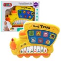 Pianinko Elektryczne Edukacyjne Dla Malucha Lokomotywa Żółte LEAN Toys