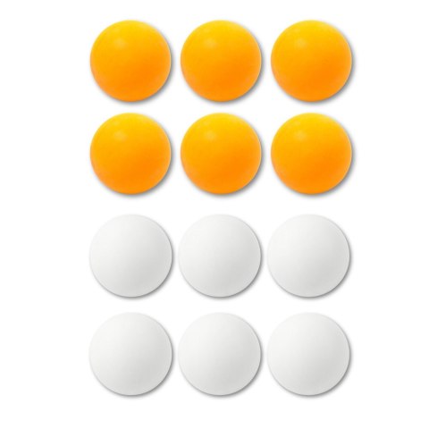 Piłeczki Do Ping Ponga Biały Pomarańczowy Sport 12szt LEAN TOYS