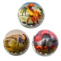 Piłka Do Odbijania Ugniatania Piankowa Piłeczka Dinozaury 7cm LEAN TOYS