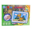 Tablica Do Malowania DIY Magiczna Płótno Pisaki Zmywalne LEAN TOYS