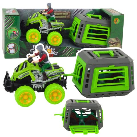Zestaw Quad Z Kierowcą Klatka Z Dinozaurem Pterodaktyl LEAN Toys