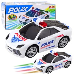 Auto Policyjne Radiowóz Interaktywny Światła Dźwięki LEAN TOYS