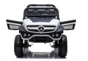 Auto na Akumulator Mercedes Unimog Biały LEAN CARS