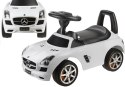 Jeździk Mercedes SLS AMG Pchacz Dla Dziecka Oparcie Schowek Biały LEAN CARS