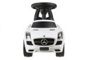 Jeździk Mercedes SLS AMG Pchacz Dla Dziecka Oparcie Schowek Biały LEAN CARS