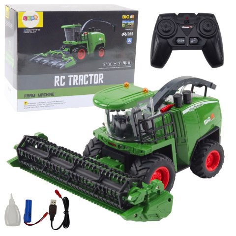 Kombajn Rolniczy Heder Do Zboża i Kukurydzy Zdalnie Sterowany RC 1:24 LEAN Toys