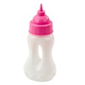 Lalka Bobas Z Butelką Do Karmienia Różowe Ubranko Dźwięki 30cm LEAN Toys