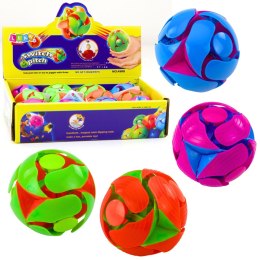 Piłka Zmieniająca Kolor do Rzucania Żonglowania 6cm Kolorowa LEAN TOYS