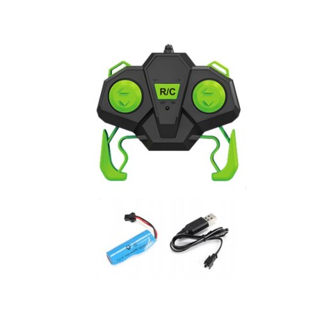 Samochód Kaskaderski Auto Zdalnie Sterowane RC 360° Zielony LEAN Toys