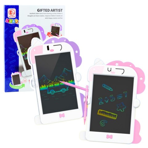 Tablica Do Rysowania Pisania LCD Rysik Jednorożec Różowa LEAN Toys
