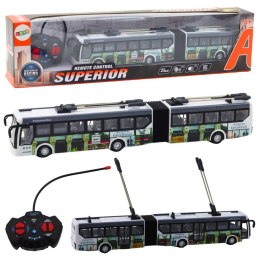 Trolejbus Miejski Zdalnie Sterowany RC Światła Transport Publiczny LEAN Toys