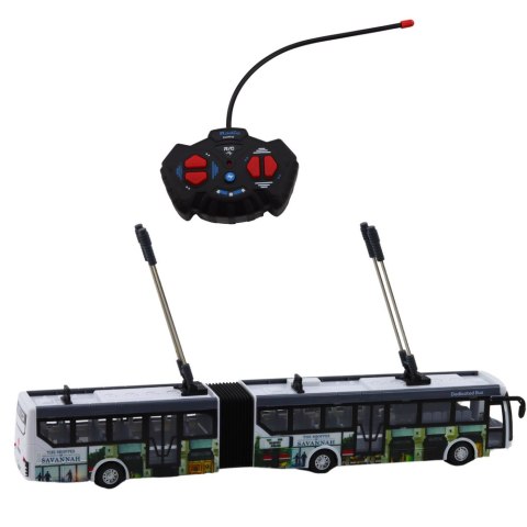 Trolejbus Miejski Zdalnie Sterowany RC Światła Transport Publiczny LEAN Toys