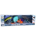 Zestaw Figurki Zwierzęta Morskie Ruchome Elementy Żółw LEAN Toys