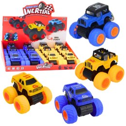 Autko Terenowe Wspinaczkowe Z Napędem Żółty Niebieski LEAN TOYS