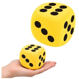 Duża Kość Piankowa Do Gry Zabawy Edukacyjna Mix 8 cm LEAN Toys