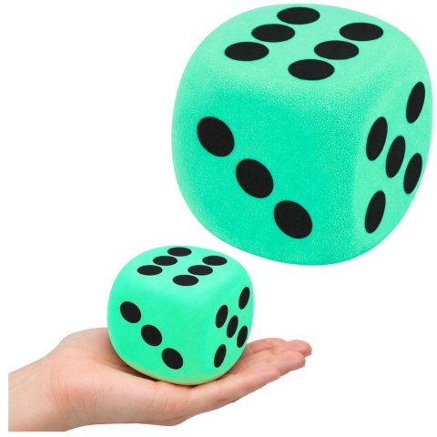 Duża Kość Piankowa Do Gry Zabawy Edukacyjna Mix 8 cm LEAN Toys