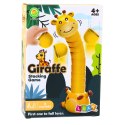 Gra Zręcznościowa Układanie Kubeczków Żyrafa Koło Fortuny LEAN Toys