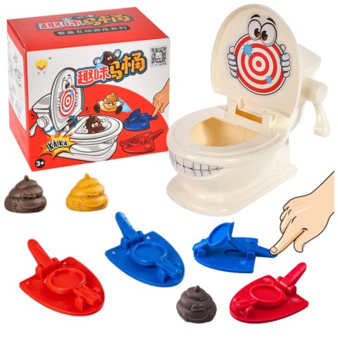 Gra Zręcznościowa Wyskakująca Skacząca Kupa Sedes Katapulta LEAN TOYS