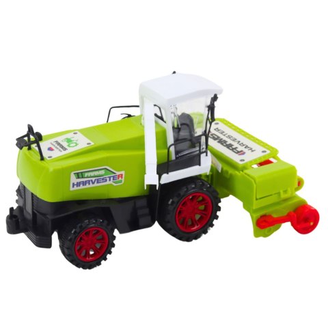 Kombajn Rolniczy Zabawkowy Ruchomy Z Napędem Zielony LEAN Toys