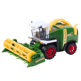 Kombajn Zbożowy Farmerski Rolniczy Heder Napęd Zielony LEAN Toys