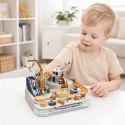 Kosmiczny Tor Interaktywny Baza Kosmiczna 10 Mechanicznych Aktywności LEAN Toys