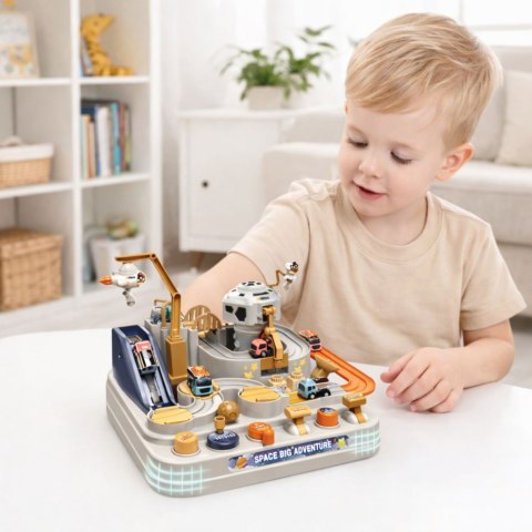 Kosmiczny Tor Interaktywny Baza Kosmiczna 10 Mechanicznych Aktywności LEAN Toys