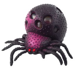Pająk Gniotek Antystresowy Sensoryczny Z Kulkami Żelowymi Czarny LEAN TOYS