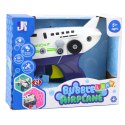 Pistolet Do Baniek Mydlanych Samolot do Skręcania Płyny Śrubokręt 2w1 LEAN Toys