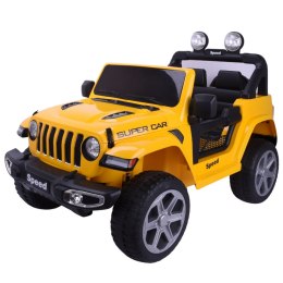 Pojazd Na Akumulator FT-938 Żółty Lakierowany 4x4 LEAN CARS