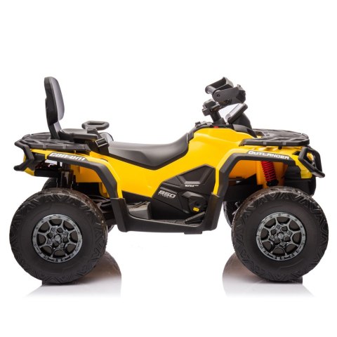 Quad Can Am Outlander 4x4 DK-CA005 Żółty LEAN CARS