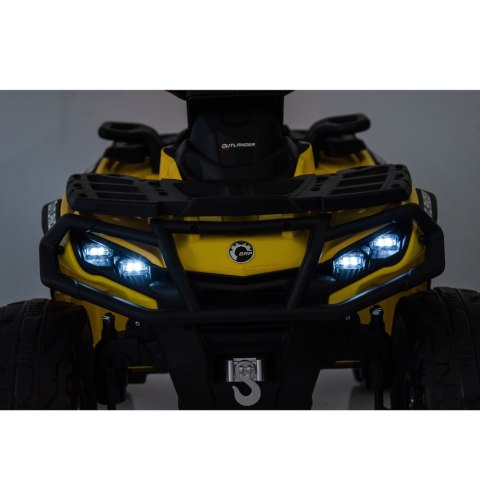 Quad Can Am Outlander 4x4 DK-CA005 Żółty LEAN CARS