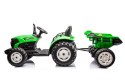 Traktor Na Akumulator HC-306 Z Przyczepą Jasno Zielony 24V LEAN CARS