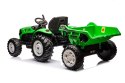 Traktor Na Akumulator HC-306 Z Przyczepą Jasno Zielony 24V LEAN CARS