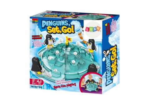 Gra Lodowiec Pingwinów Podbijanie Piłek Śnieżek LEAN Toys