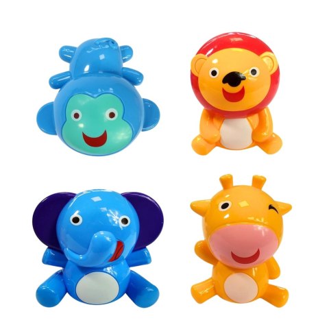 Karuzela Do Łóżeczka Zwierzątka Lew Słonik Żyrafa Dźwięk LEAN Toys