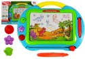 Znikopis Tablica Magnetyczna Do Rysowania 3 Stempelki Rysik LEAN Toys
